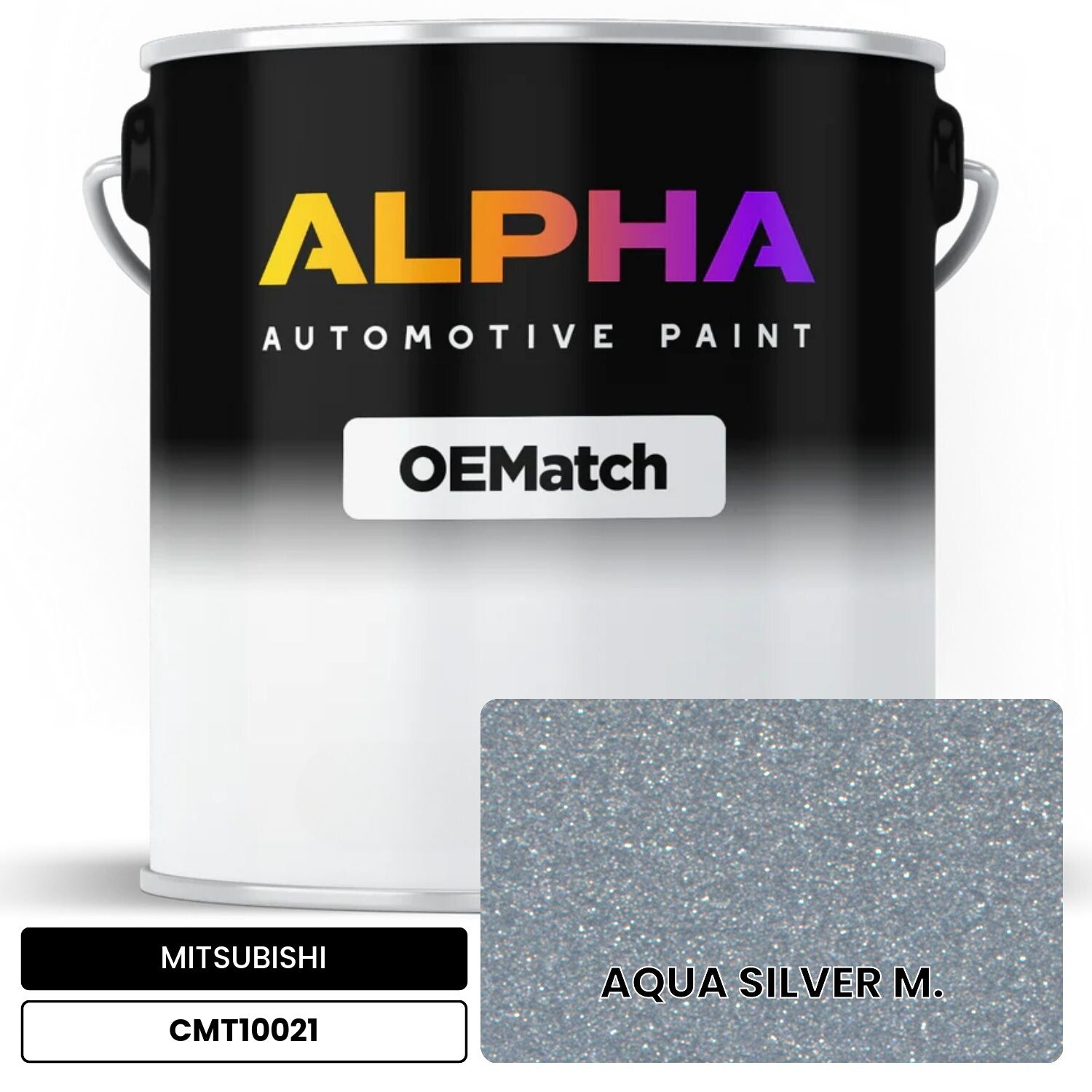 MITSUBISHI AQUA SILVER M. CMT10021 OEMatch Basecoat