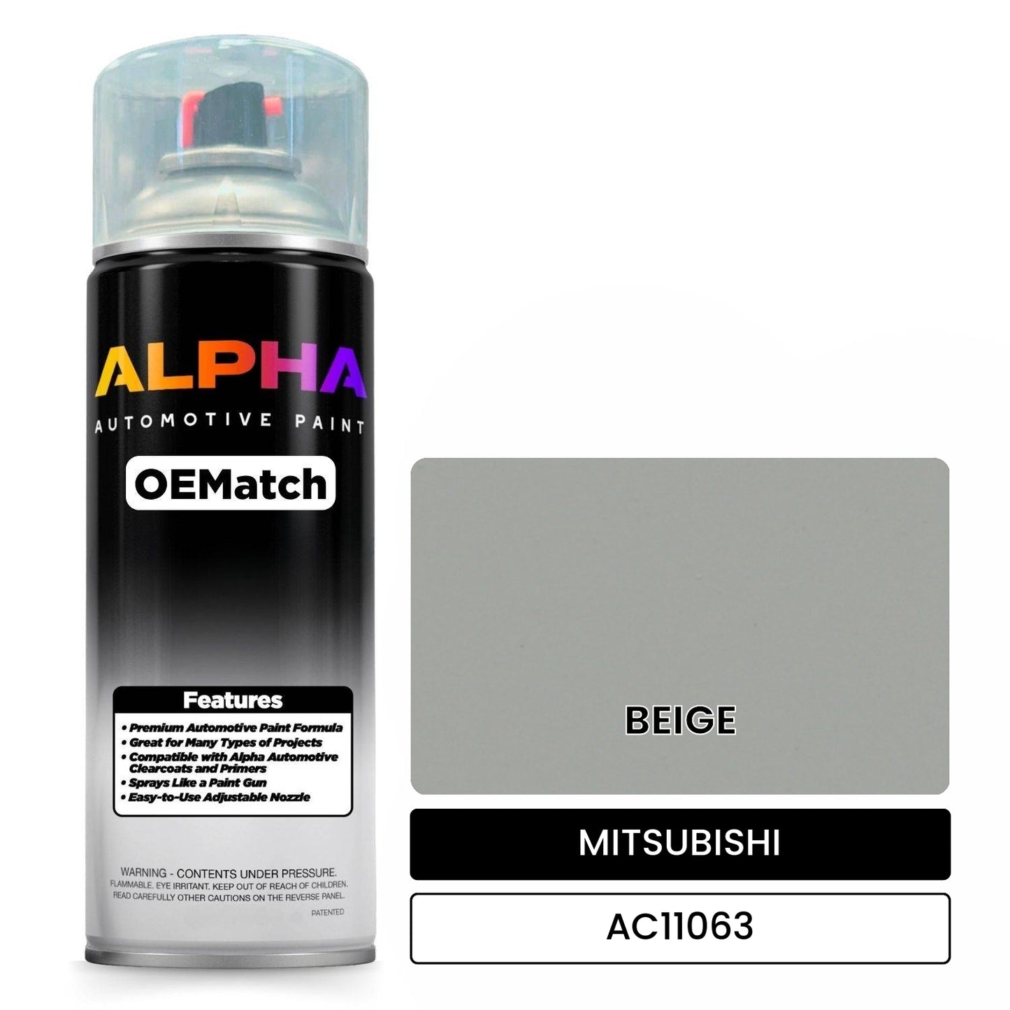 MITSUBISHI BEIGE AC11063 OEMatch Spraycan