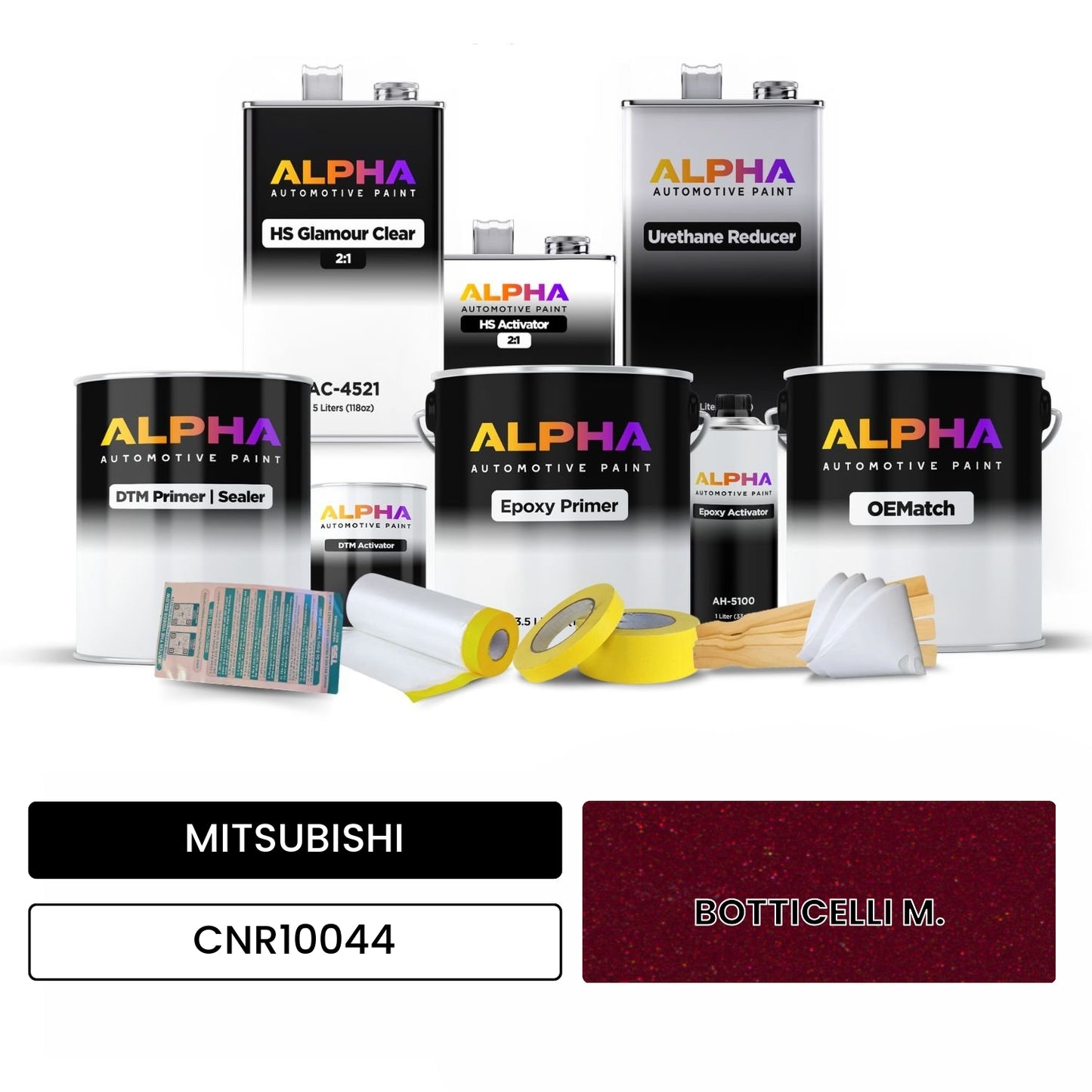 MITSUBISHI BOTTICELLI M. CNR10044 OEMatch Vehicle Paint Kit