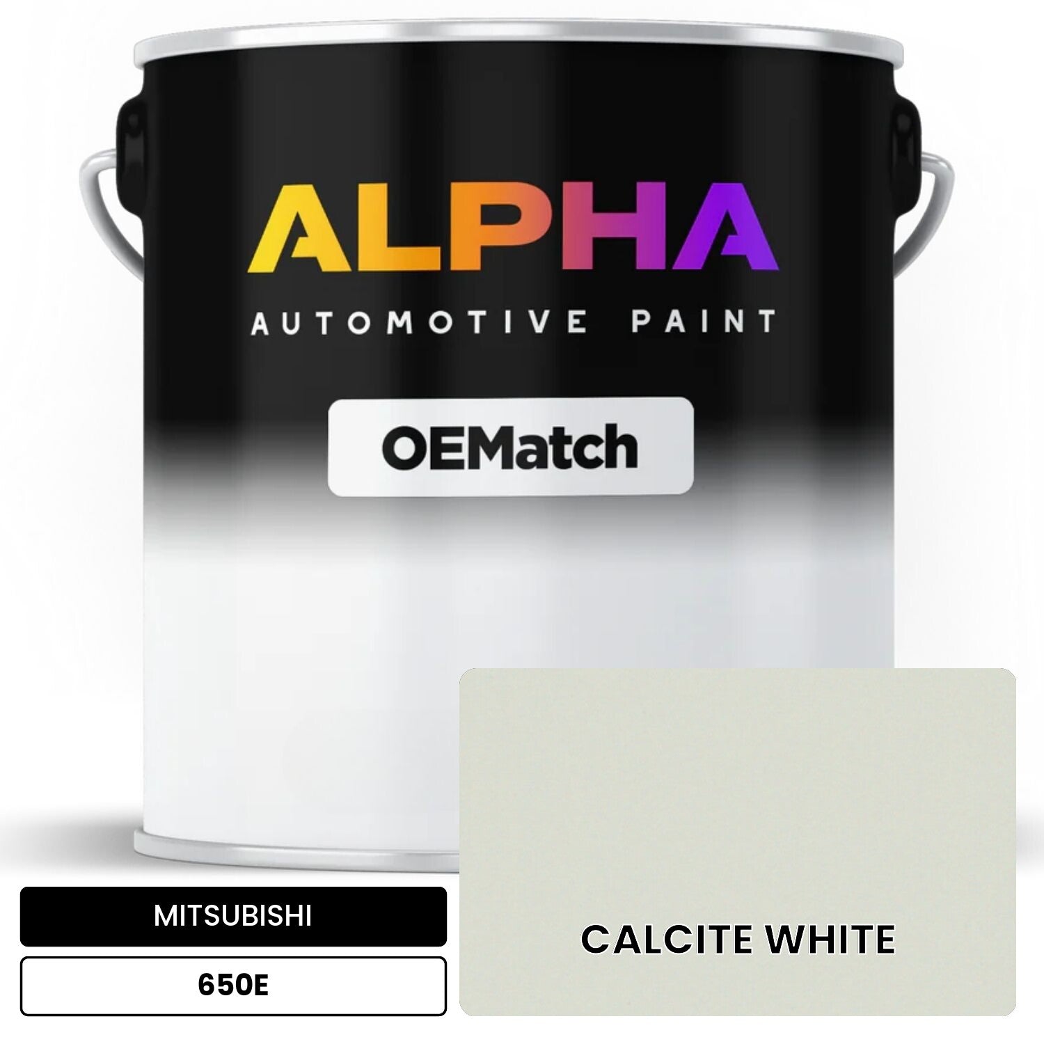 MITSUBISHI CALCITE WHITE 650E OEMatch Basecoat
