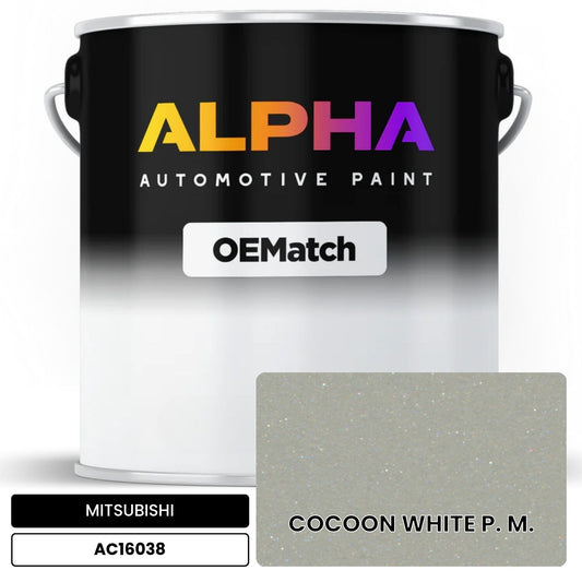 MITSUBISHI COCOON WHITE P. M. AC16038 OEMatch Basecoat