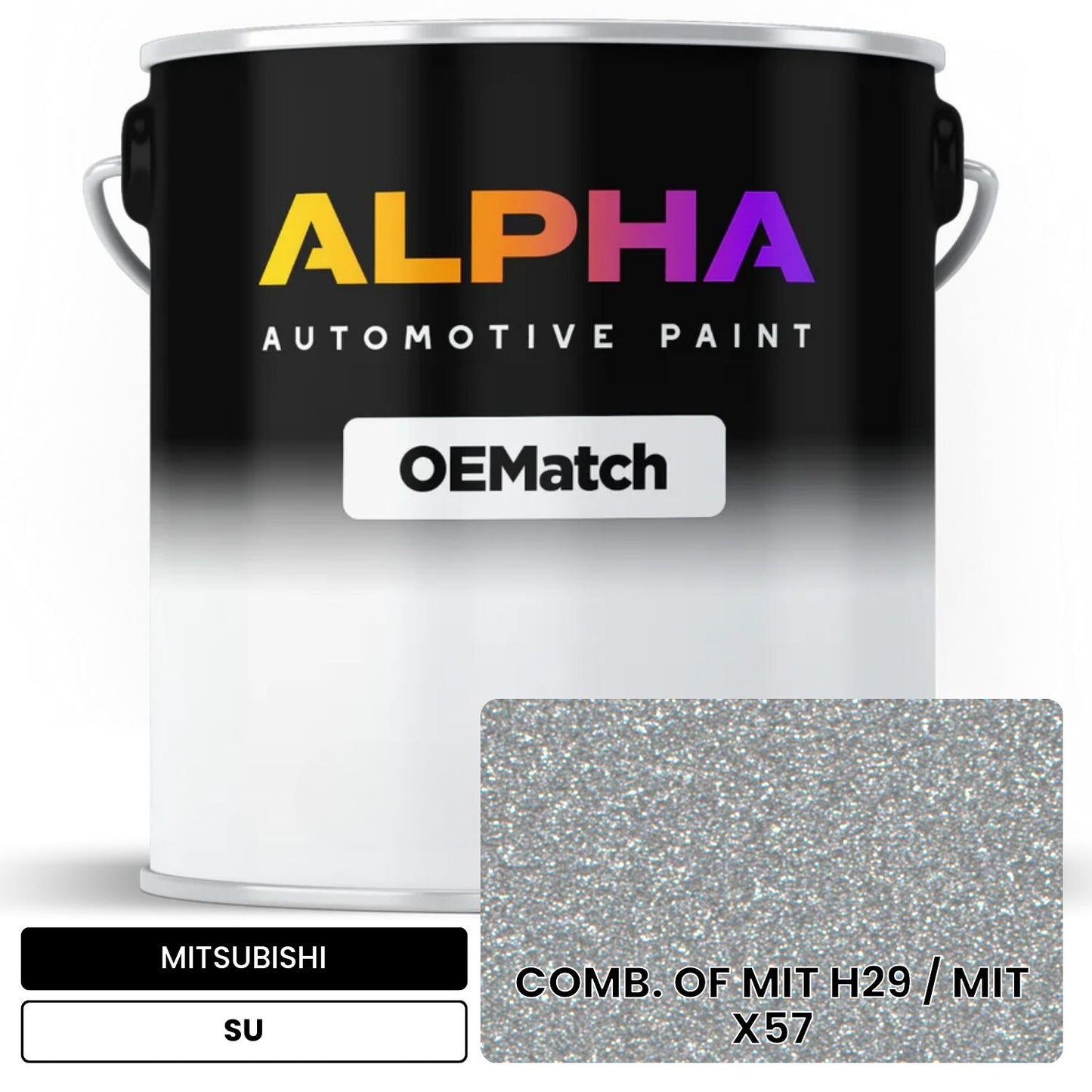 MITSUBISHI COMB. OF MIT H29 / MIT X57 SU OEMatch Basecoat