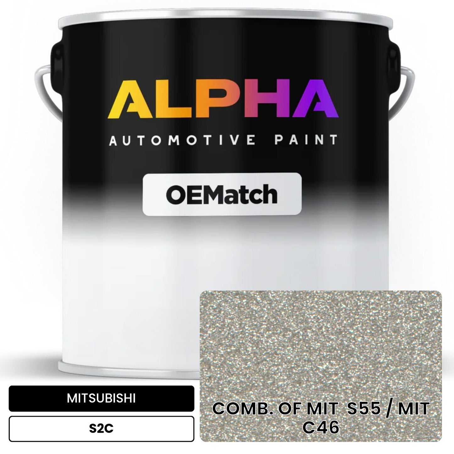 MITSUBISHI COMB. OF MIT  S55 / MIT  C46 S2C OEMatch Basecoat