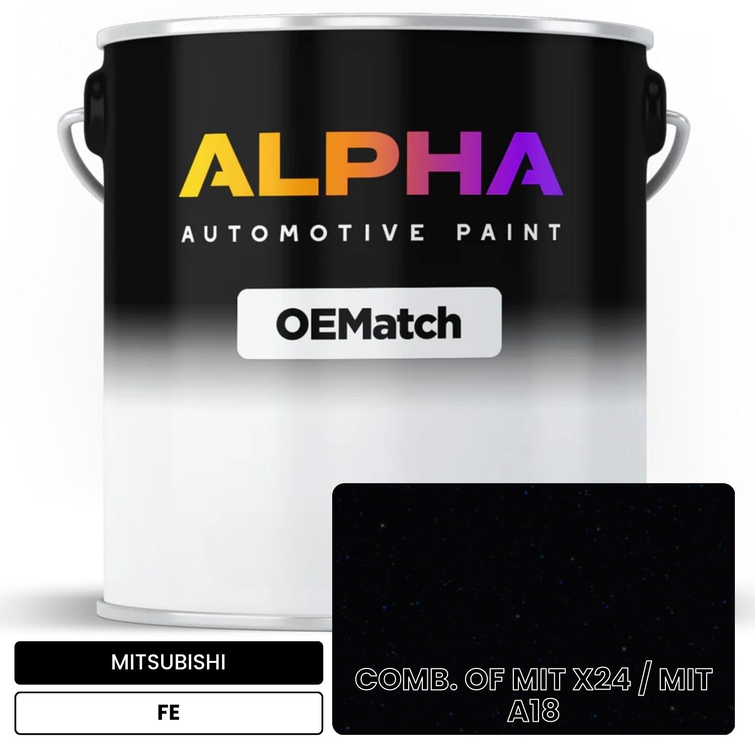 MITSUBISHI COMB. OF MIT X24 / MIT A18 FE OEMatch Basecoat