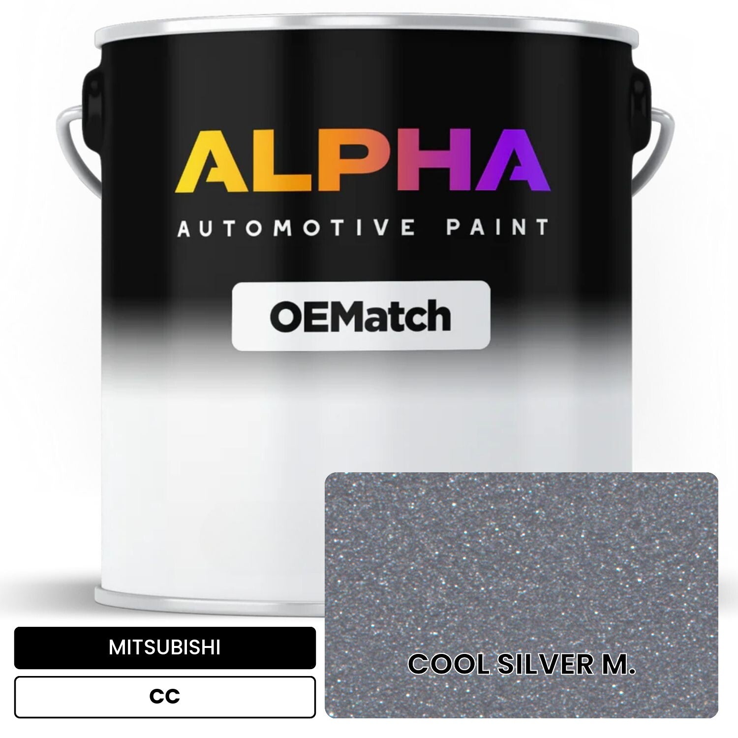 MITSUBISHI COOL SILVER M. CC OEMatch Basecoat