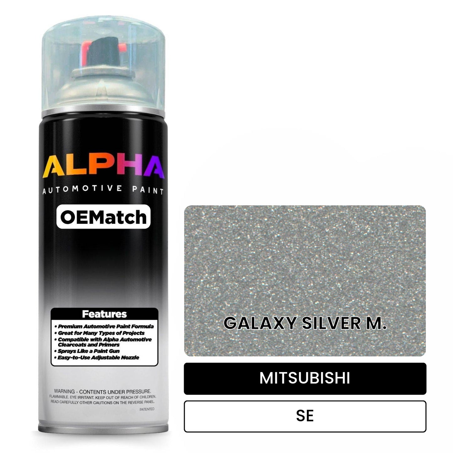 MITSUBISHI GALAXY SILVER M. SE OEMatch Spraycan
