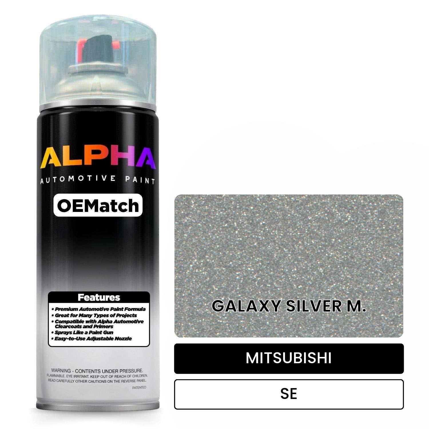 MITSUBISHI GALAXY SILVER M. SE OEMatch Spraycan