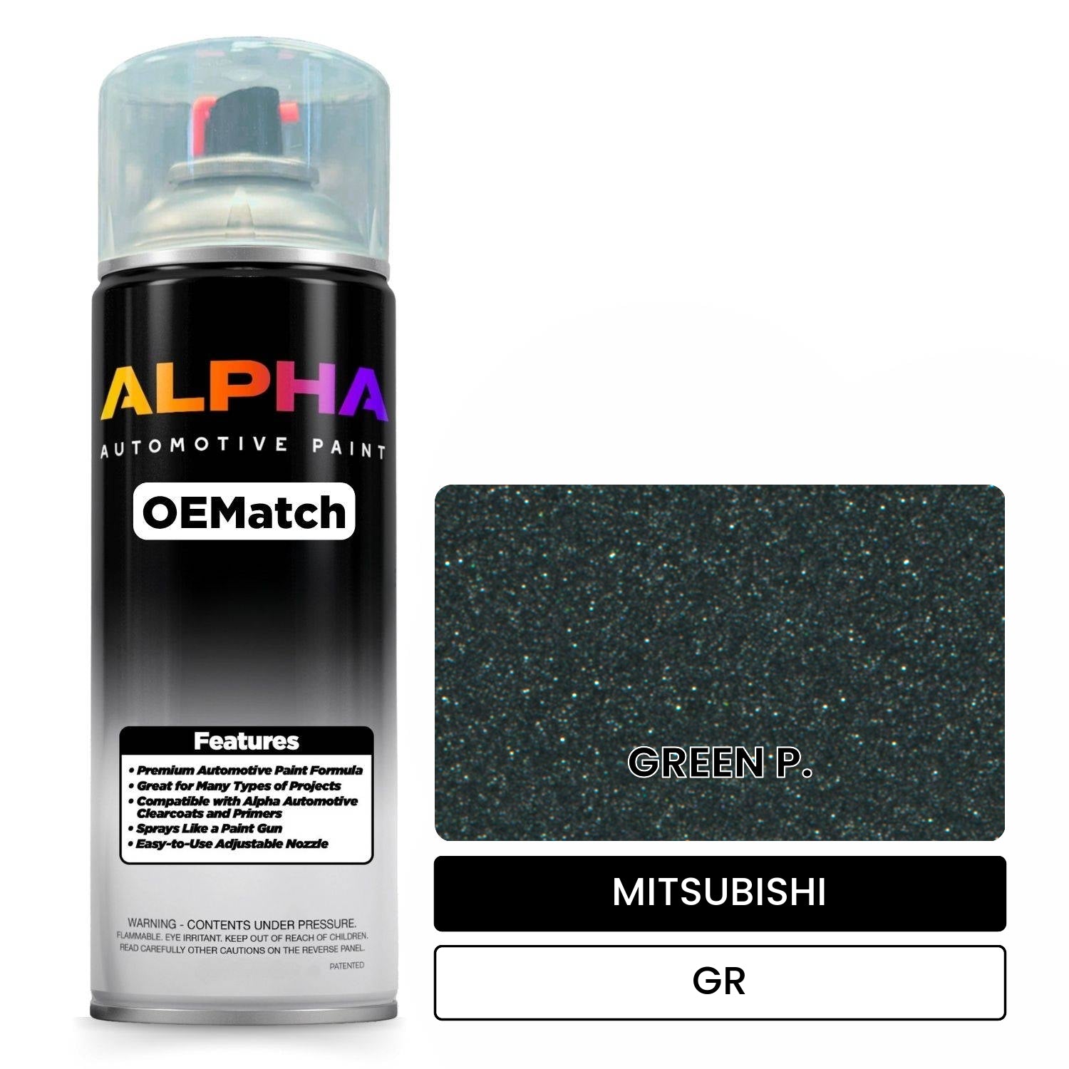 MITSUBISHI GREEN P. GR OEMatch Spraycan