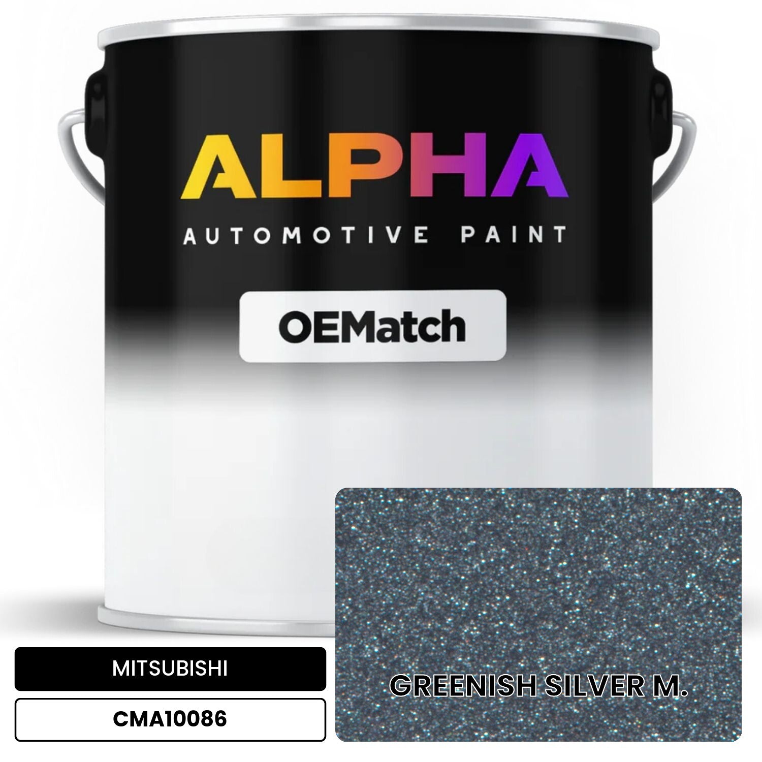 MITSUBISHI GREENISH SILVER M. CMA10086 OEMatch Basecoat