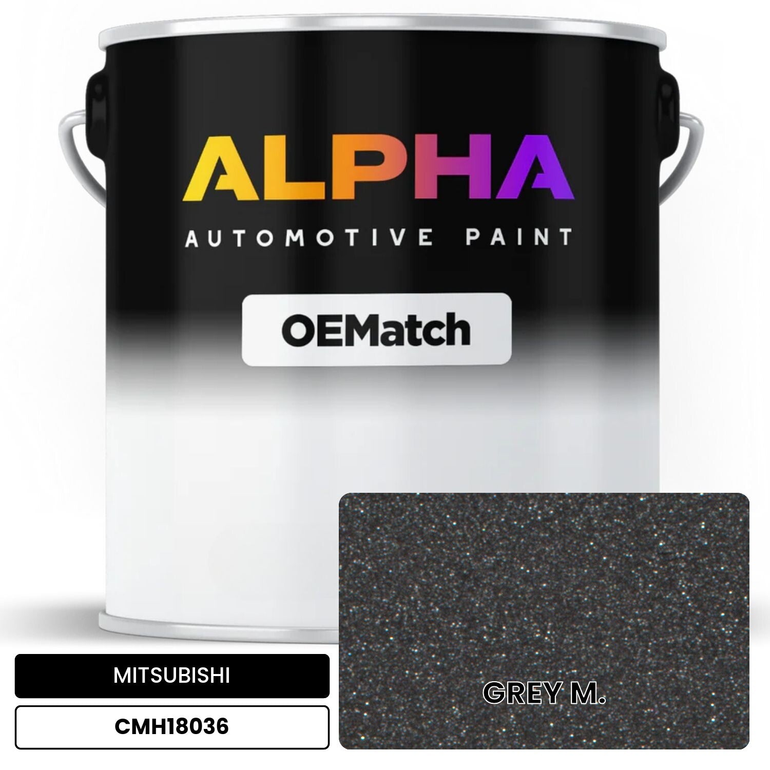 MITSUBISHI GREY M. CMH18036 OEMatch Basecoat