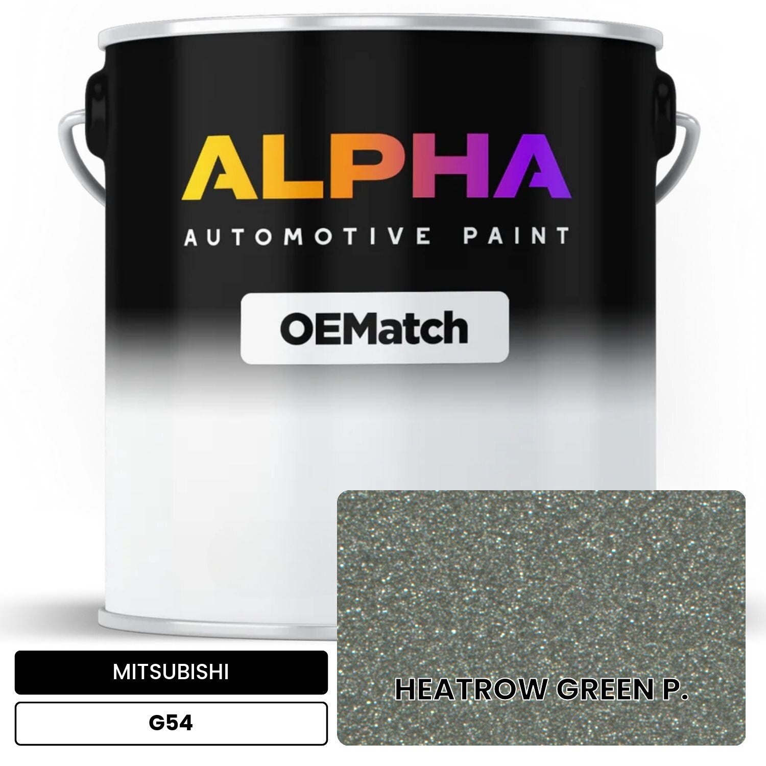 MITSUBISHI HEATROW GREEN P. G54 OEMatch Basecoat