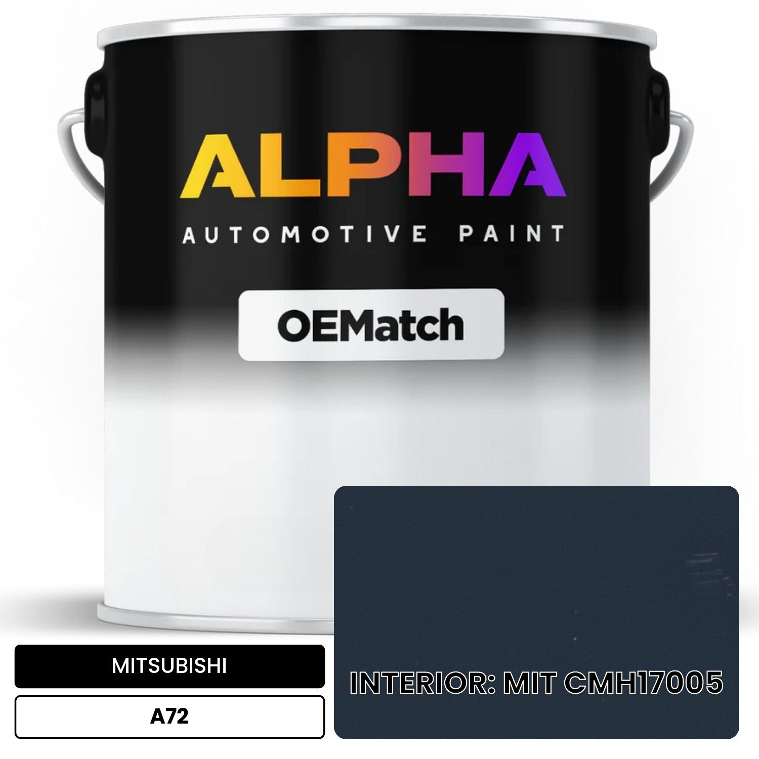 MITSUBISHI INTERIOR: MIT CMH17005 A72 OEMatch Basecoat