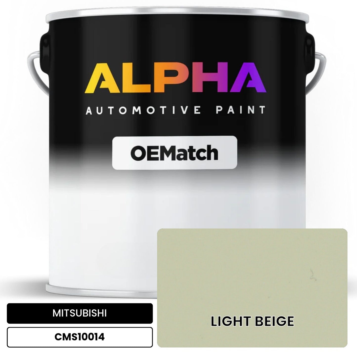 MITSUBISHI LIGHT BEIGE CMS10014 OEMatch Basecoat