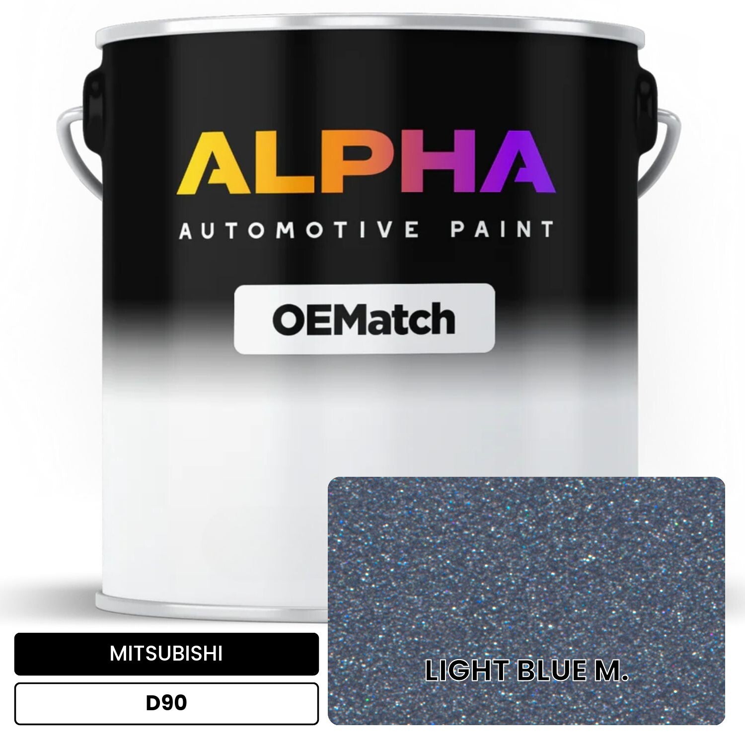 MITSUBISHI LIGHT BLUE M. D90 OEMatch Basecoat