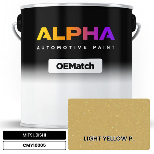 MITSUBISHI LIGHT YELLOW P. CMY10005 OEMatch Basecoat