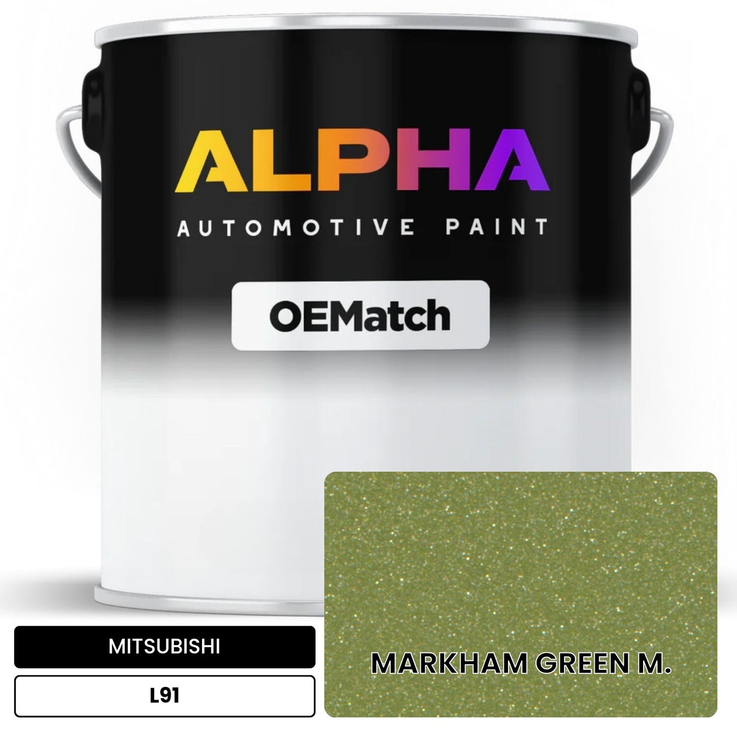 MITSUBISHI MARKHAM GREEN M. L91 OEMatch Basecoat