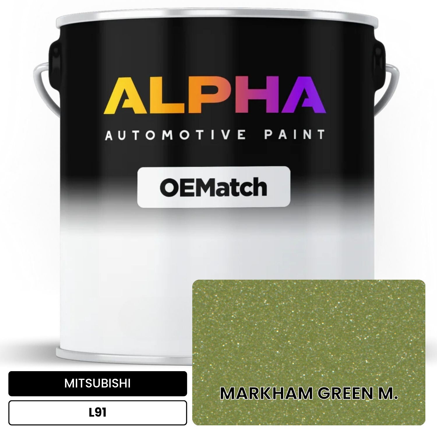 MITSUBISHI MARKHAM GREEN M. L91 OEMatch Basecoat