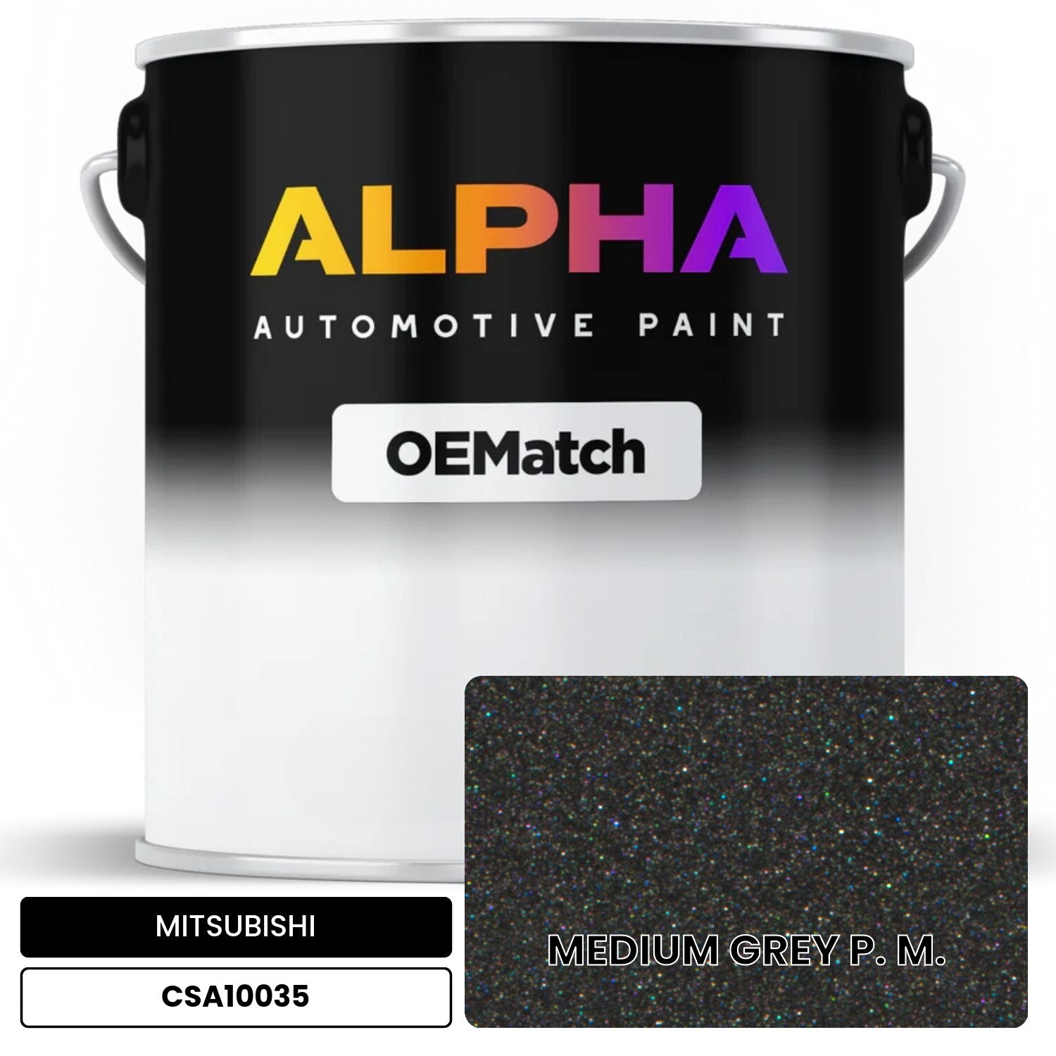 MITSUBISHI MEDIUM GREY P. M. CSA10035 OEMatch Basecoat