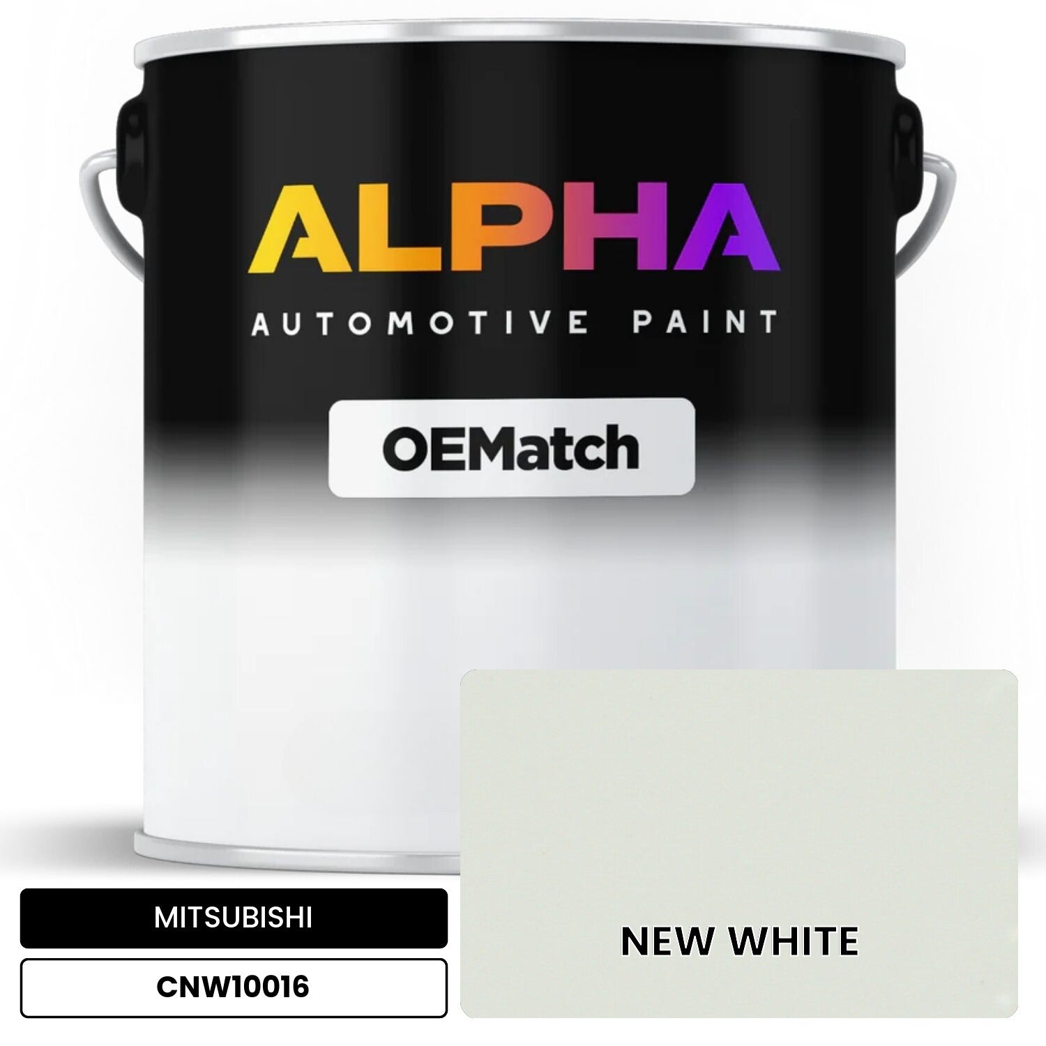 MITSUBISHI NEW WHITE CNW10016 OEMatch Basecoat