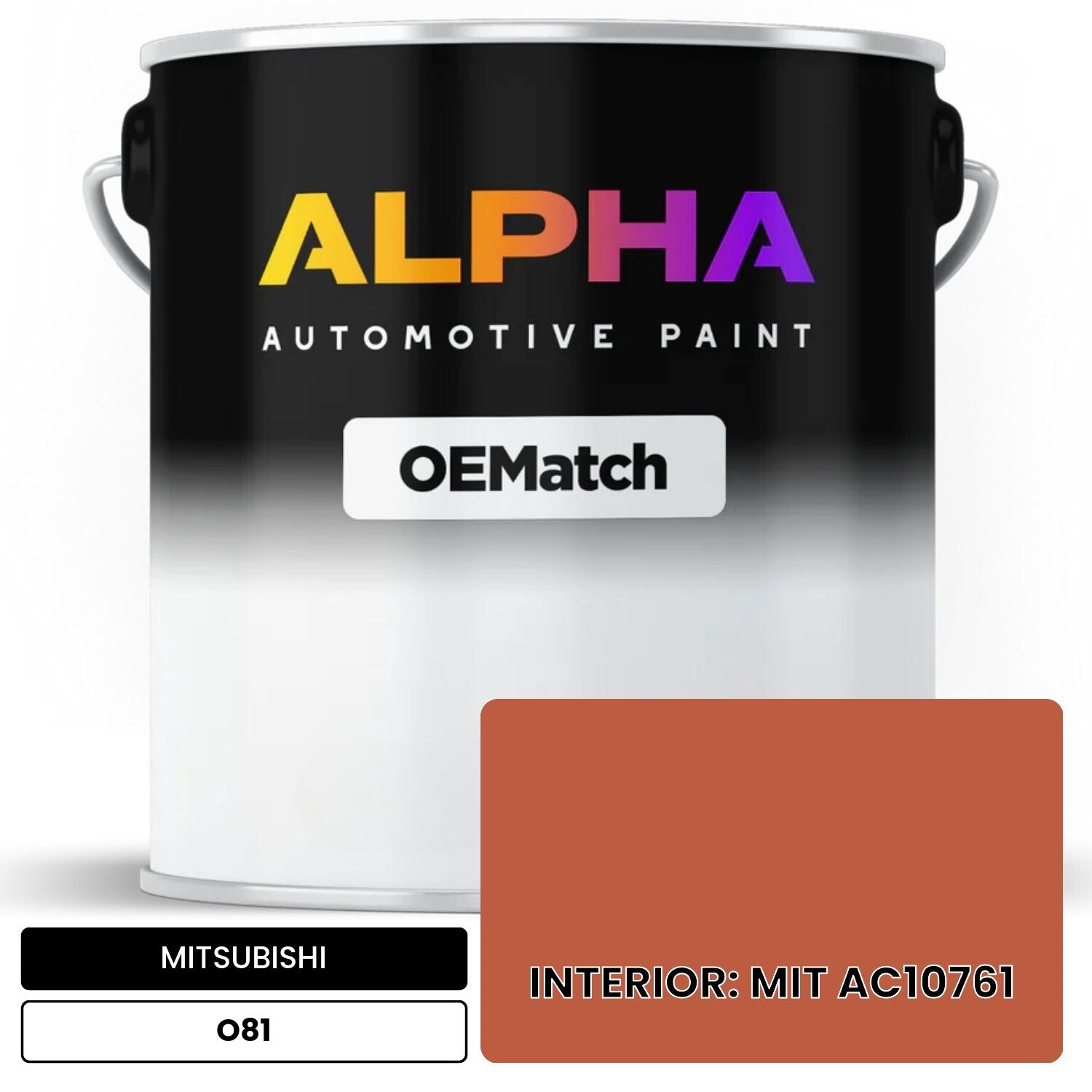 MITSUBISHI INTERIOR: MIT AC10761 O81 OEMatch Basecoat