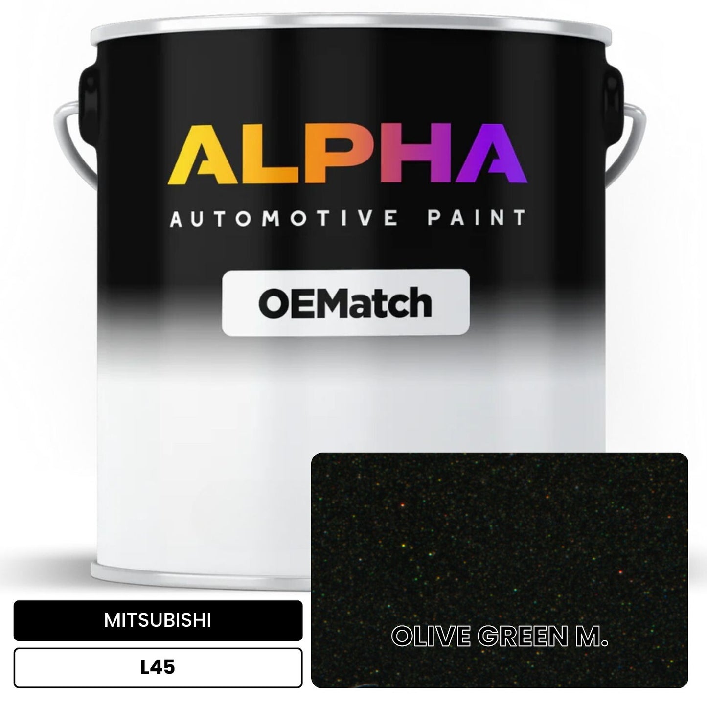 MITSUBISHI OLIVE GREEN M. L45 OEMatch Basecoat