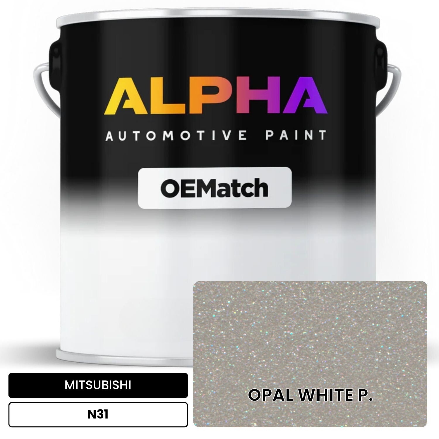 MITSUBISHI OPAL WHITE P. N31 OEMatch Basecoat