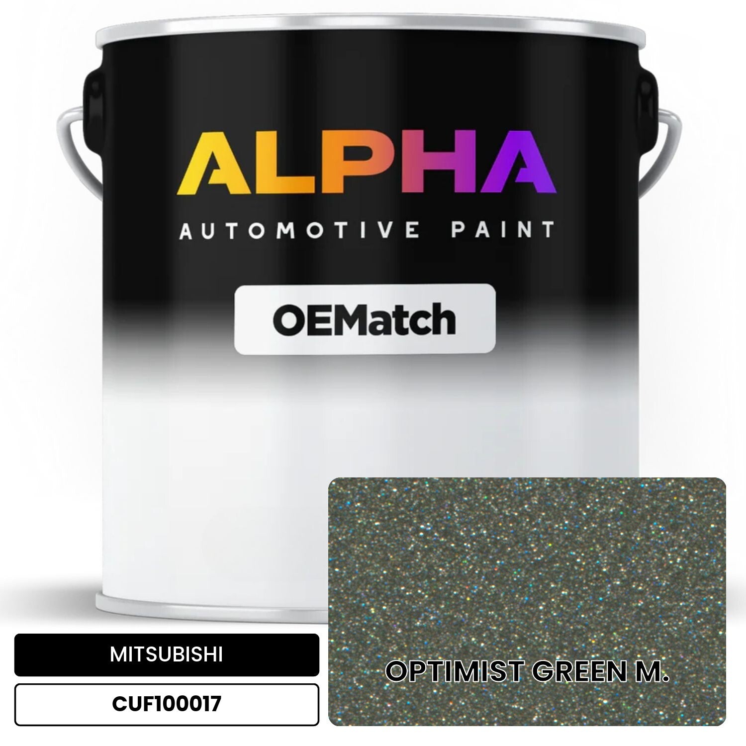 MITSUBISHI OPTIMIST GREEN M. CUF100017 OEMatch Basecoat