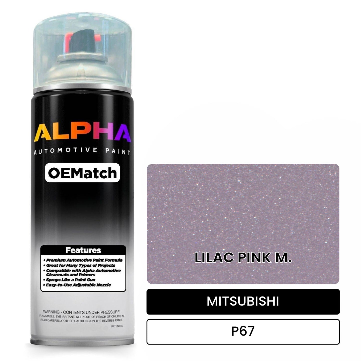 MITSUBISHI LILAC PINK M. P67 OEMatch Spraycan