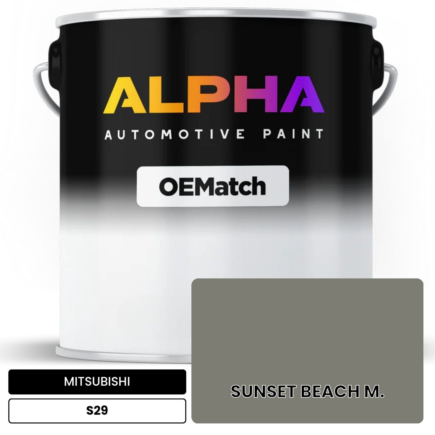 MITSUBISHI SUNSET BEACH M. S29 OEMatch Basecoat