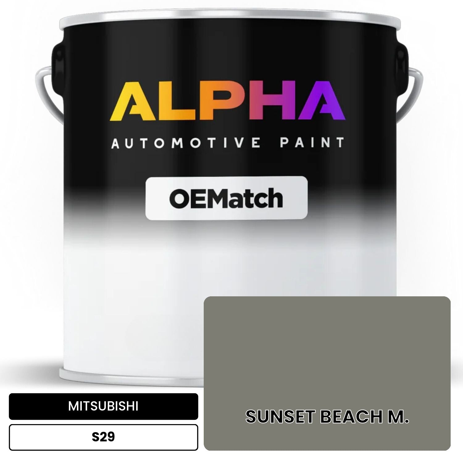 MITSUBISHI SUNSET BEACH M. S29 OEMatch Basecoat
