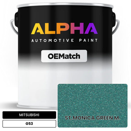 MITSUBISHI ST.MONICA GREEN M. G53 OEMatch Basecoat