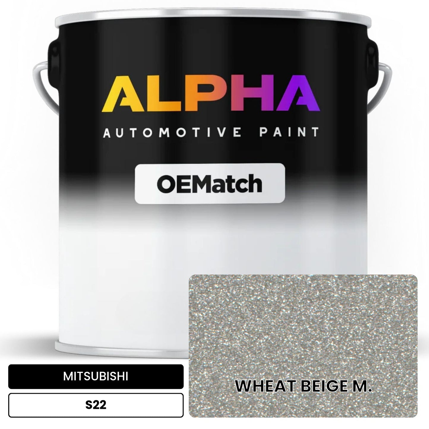 MITSUBISHI WHEAT BEIGE M. S22 OEMatch Basecoat