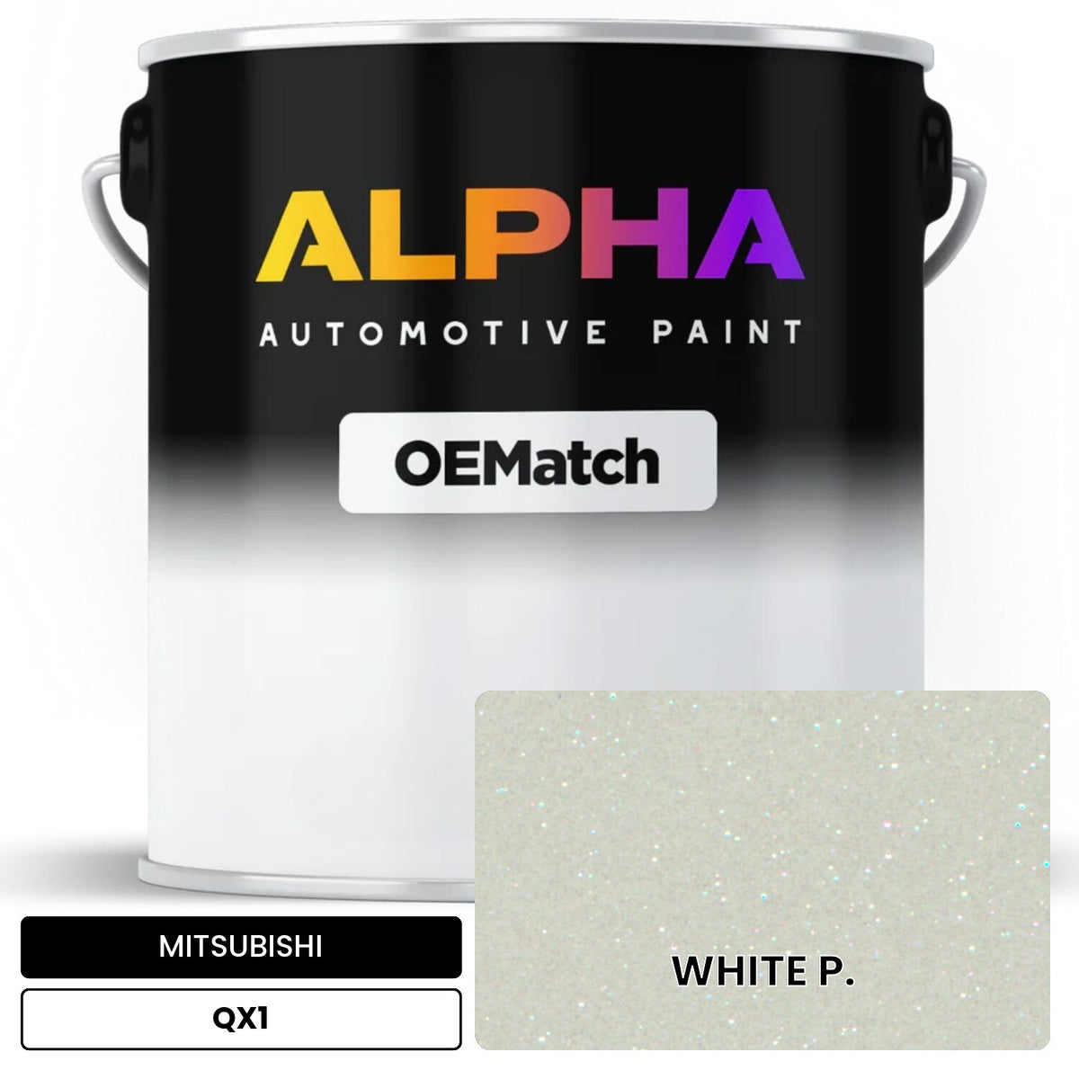 MITSUBISHI WHITE P. QX1 OEMatch Basecoat