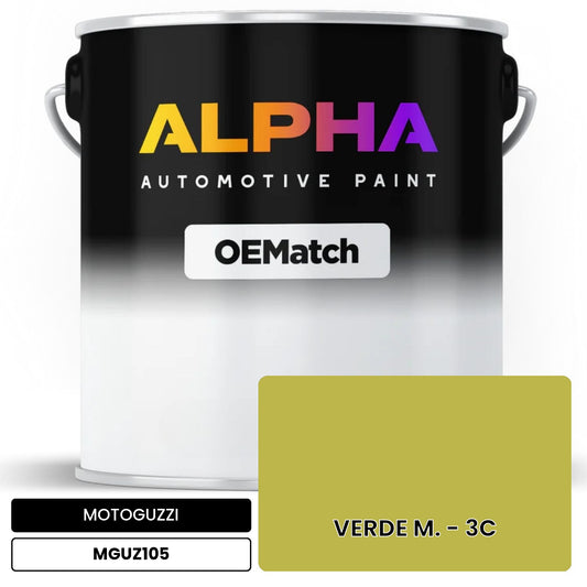 MOTOGUZZI VERDE M. - 3C MGUZ105 OEMatch Basecoat