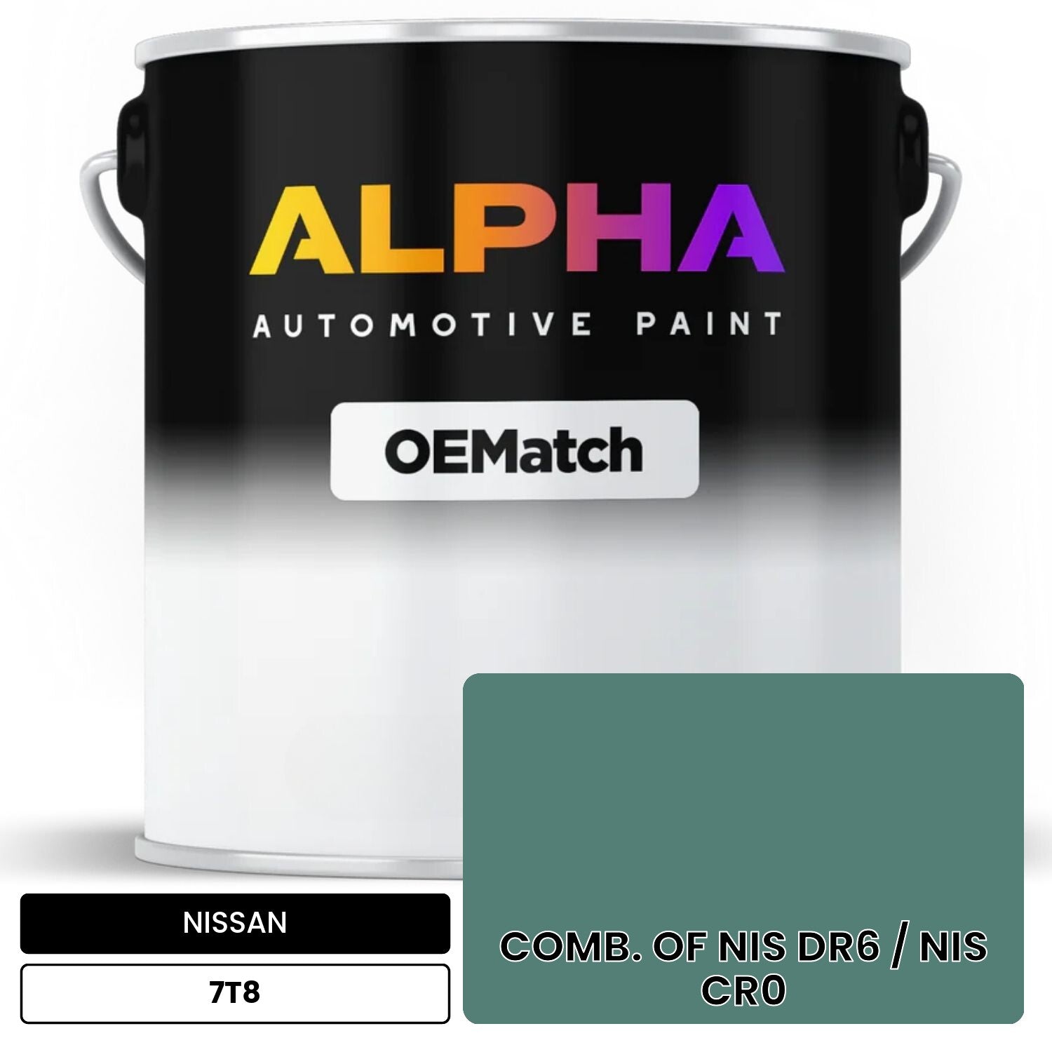 NISSAN COMB. OF NIS DR6 / NIS CR0 7T8 OEMatch Basecoat