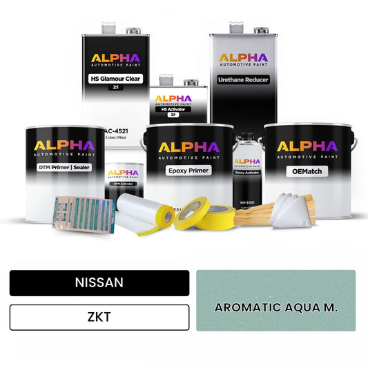 NISSAN AROMATIC AQUA M. ZKT OEMatch Vehicle Paint Kit