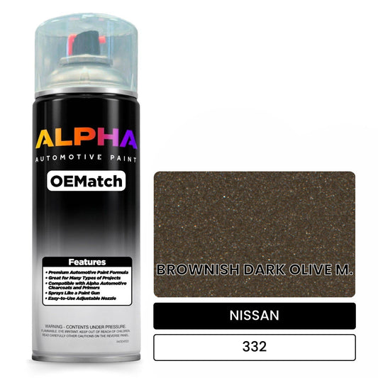 NISSAN BROWNISH DARK OLIVE M. 332 OEMatch Spraycan