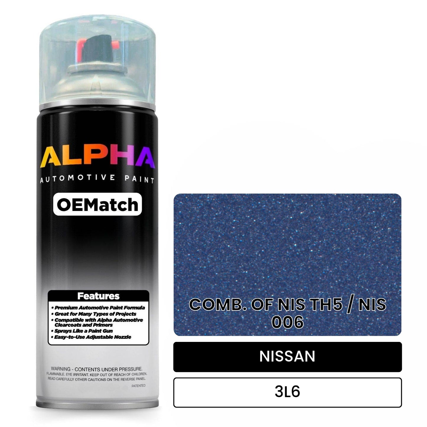 NISSAN COMB. OF NIS TH5 / NIS 006 3L6 OEMatch Spraycan