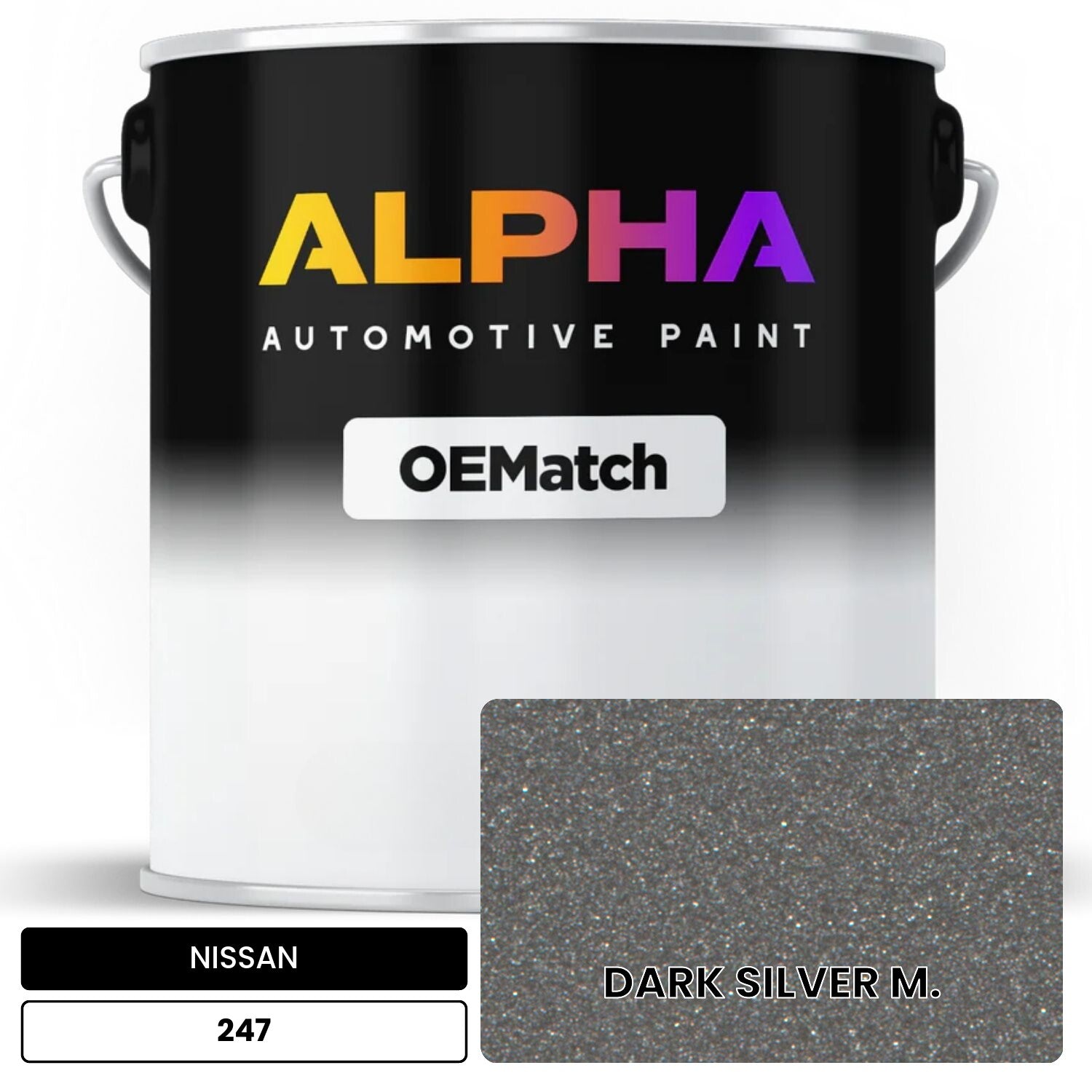 NISSAN DARK SILVER M. 247 OEMatch Basecoat