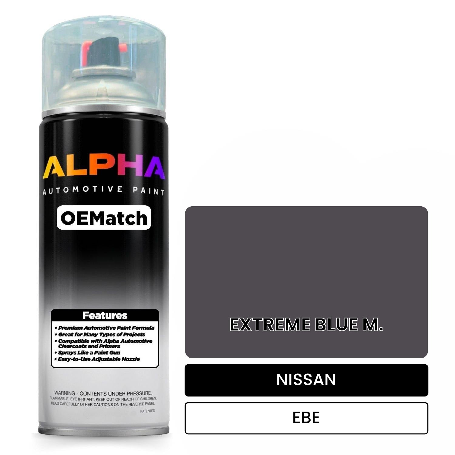 NISSAN EXTREME BLUE M. EBE OEMatch Spraycan