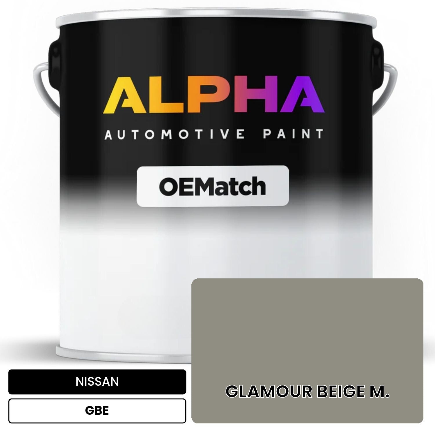 NISSAN GLAMOUR BEIGE M. GBE OEMatch Basecoat