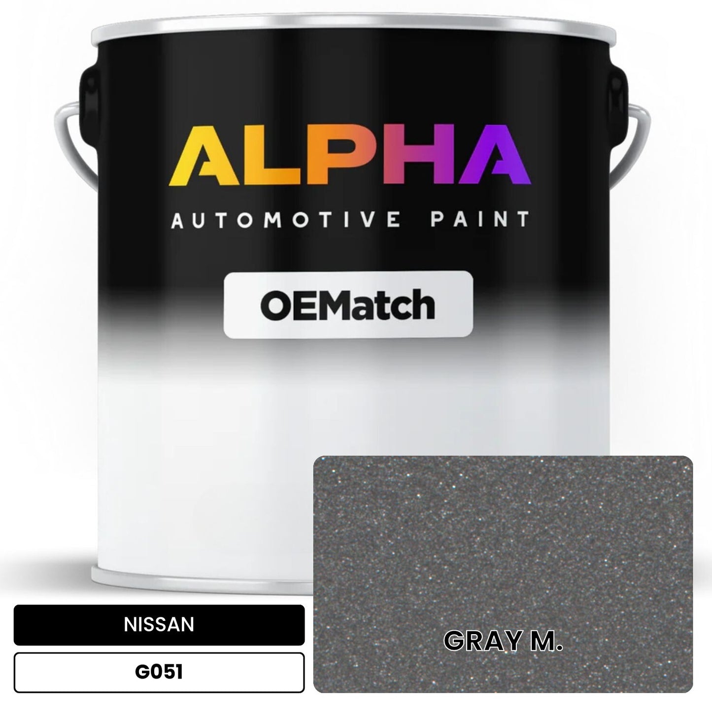 NISSAN GRAY M. G051 OEMatch Basecoat