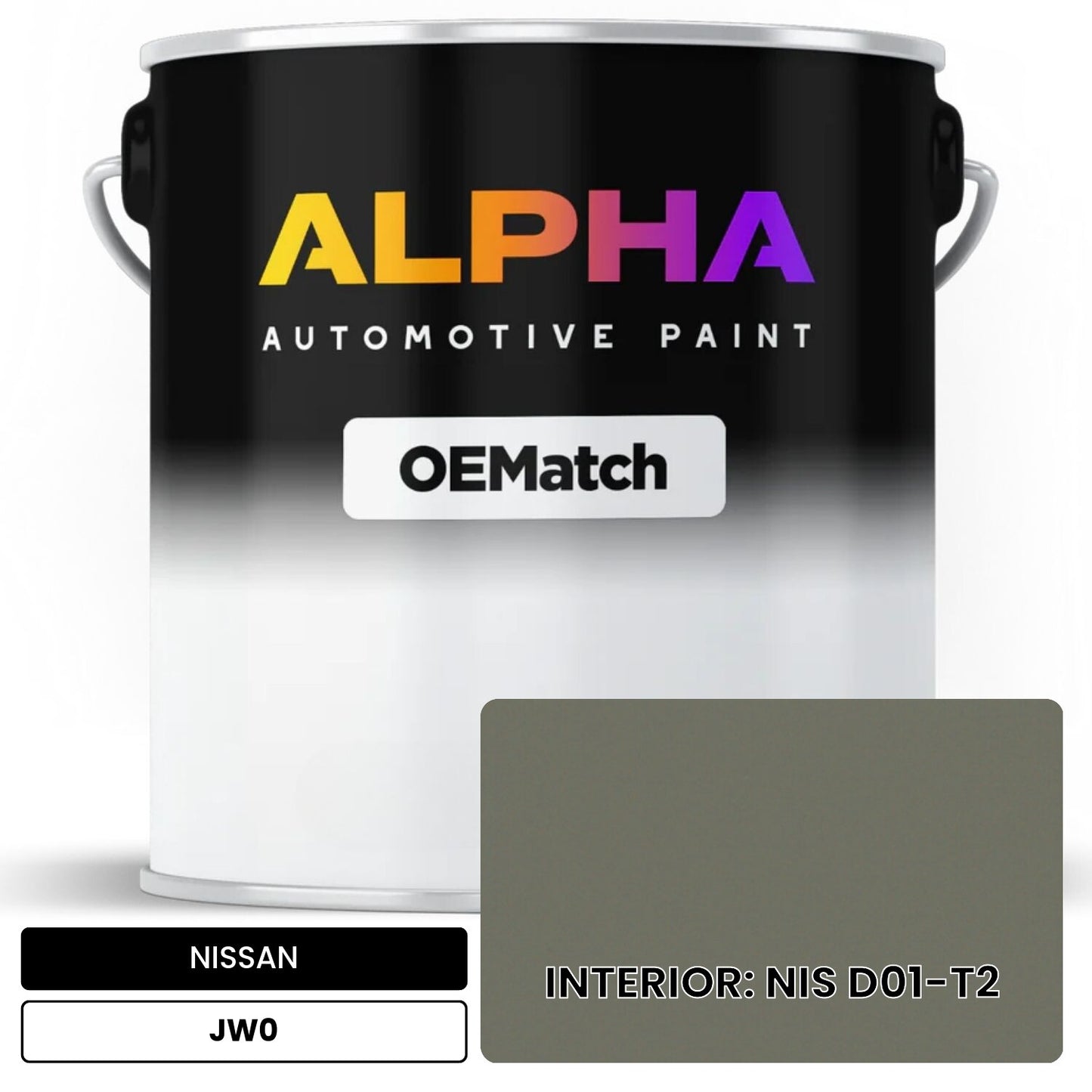 NISSAN INTERIOR: NIS D01-T2 JW0 OEMatch Basecoat