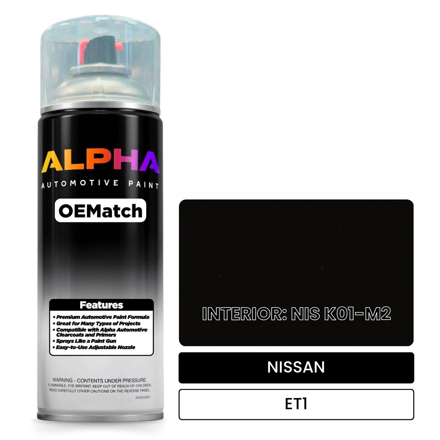 NISSAN INTERIOR: NIS K01-M2 ET1 OEMatch Spraycan