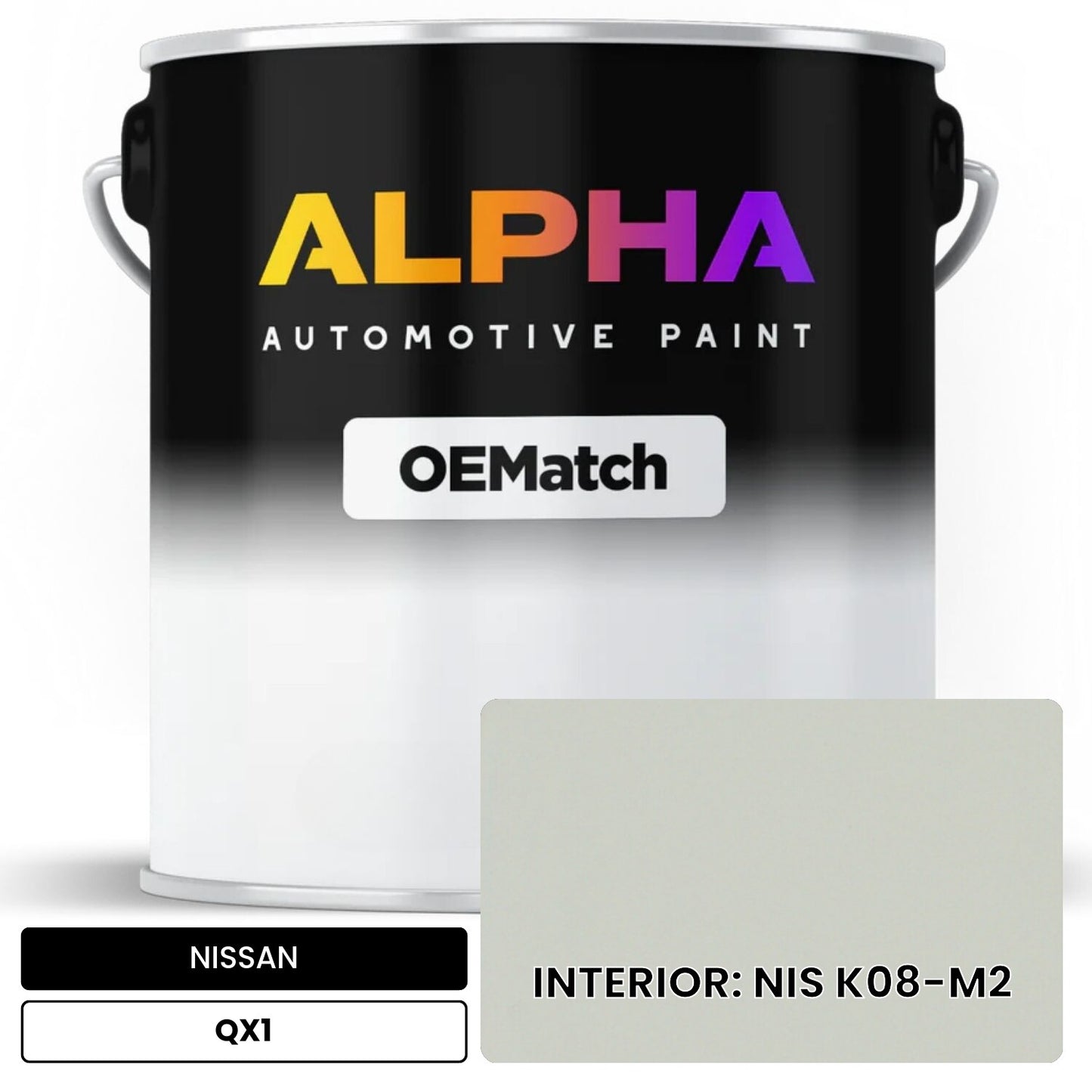 NISSAN INTERIOR: NIS K08-M2 QX1 OEMatch Basecoat