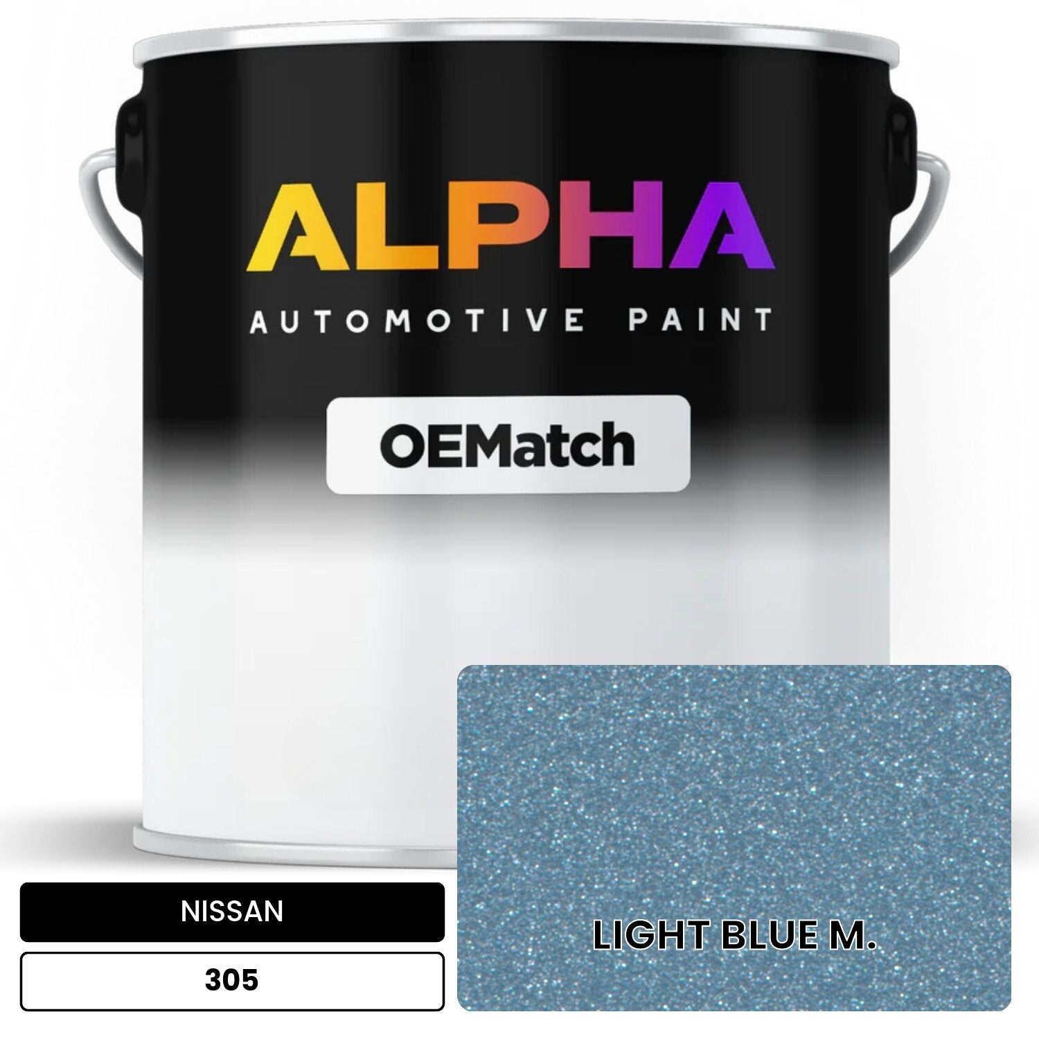 NISSAN LIGHT BLUE M. 305 OEMatch Basecoat