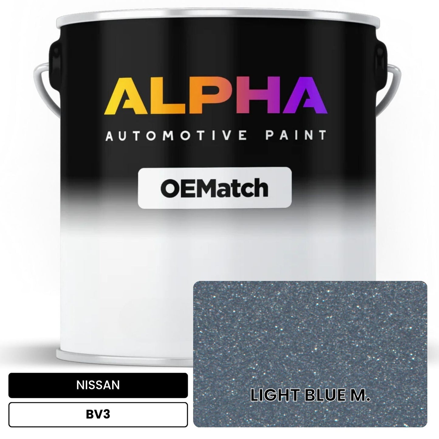 NISSAN LIGHT BLUE M. BV3 OEMatch Basecoat