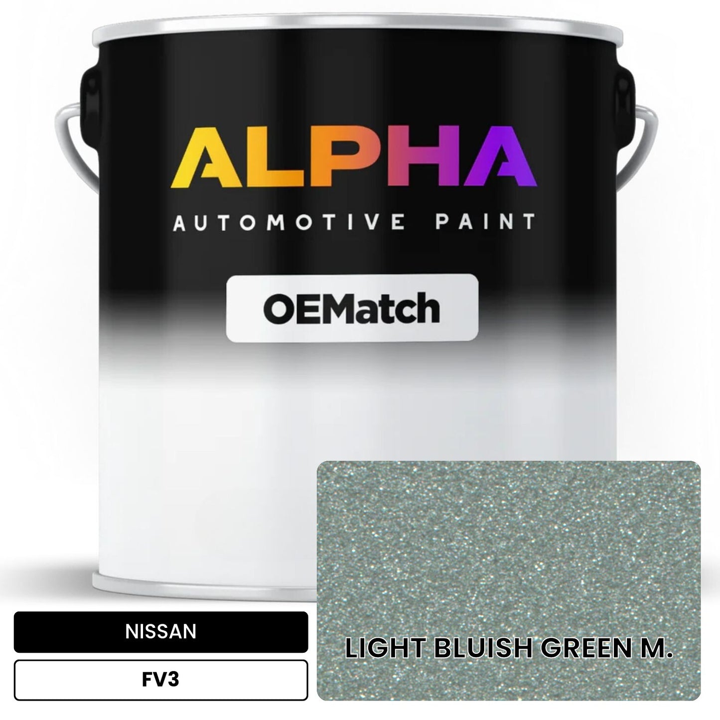 NISSAN LIGHT BLUISH GREEN M. FV3 OEMatch Basecoat