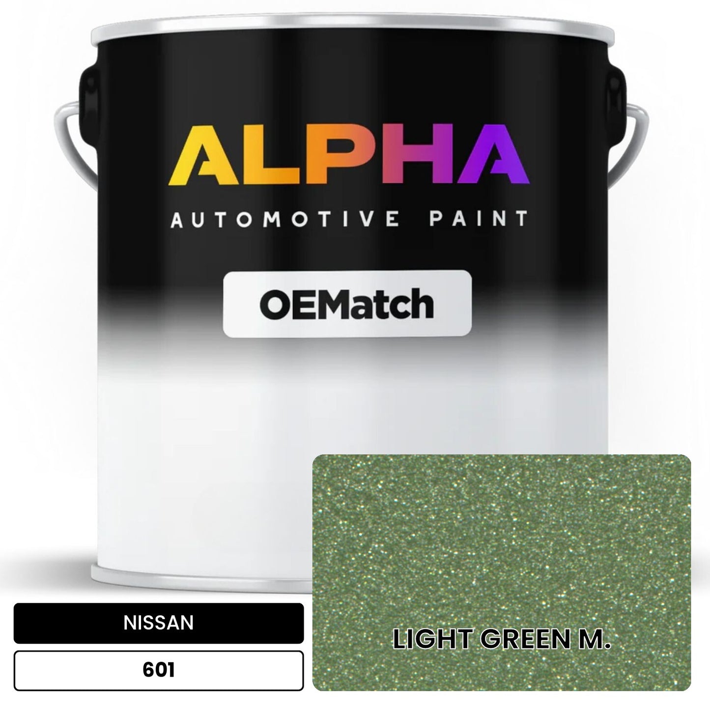 NISSAN LIGHT GREEN M. 601 OEMatch Basecoat