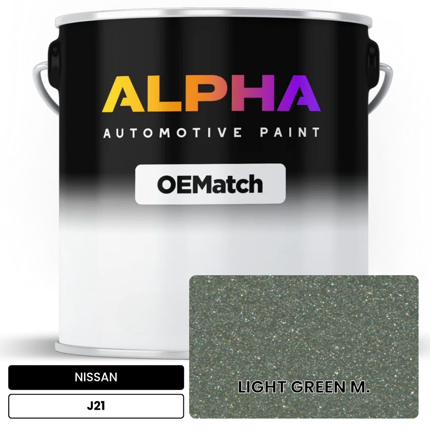 NISSAN LIGHT GREEN M. J21 OEMatch Basecoat